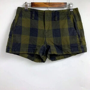 Rag & Bone Women's Bermuda‎ Chunky Plaid Cotton Shorts Size 28